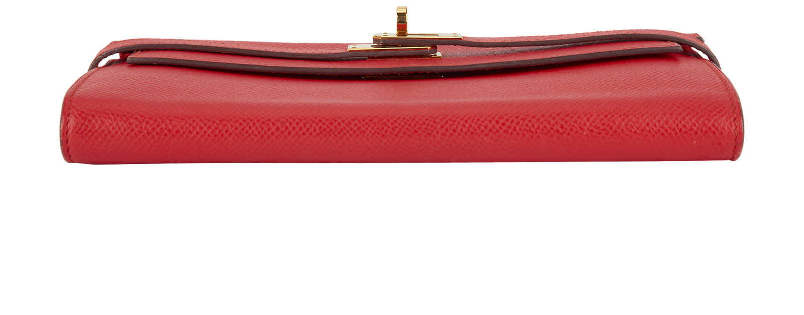 Hermes Kelly Wallet, &pound;1,200, Accessories, Red, Leather, Top view